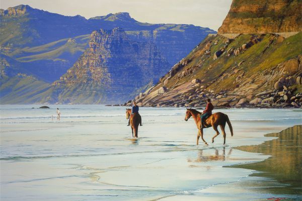 Noordhoek Beach, Kommetjie painting