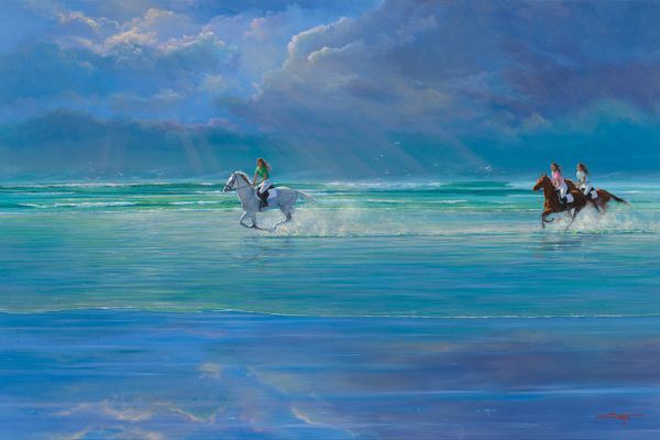 Noordhoek Gallop painting