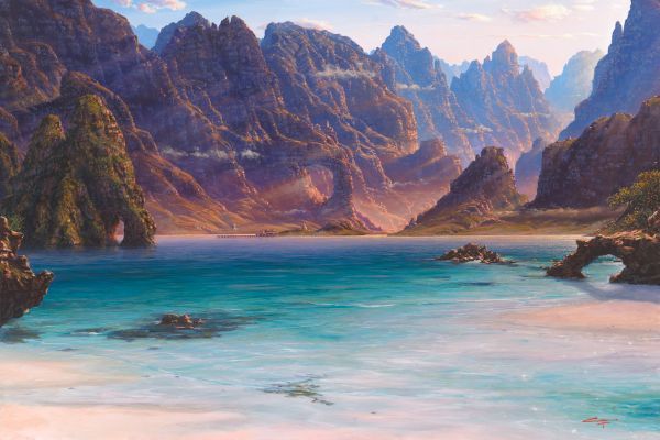 Journey To The Monastery painting